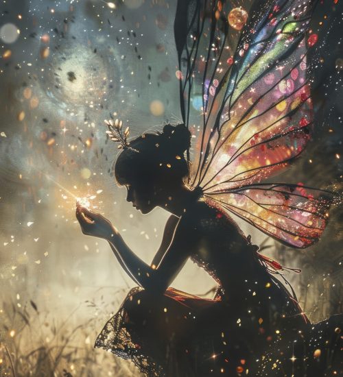 wide angle cute fairy make a witchcraft in the forest, watercolor --chaos 15 --ar 9:16 --stylize 250 Job ID: 128ac1dc-78e9-45bd-a51a-6a5cefc25c6a